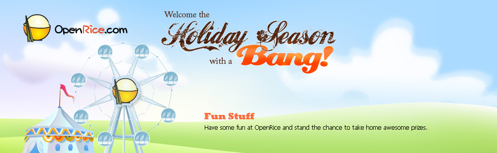 Welcome the Holiday Season with a Bang!