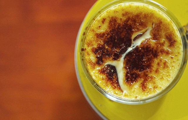 durian creme brulee