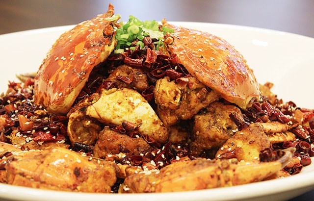chuan wang ji sze chuan pepper crab