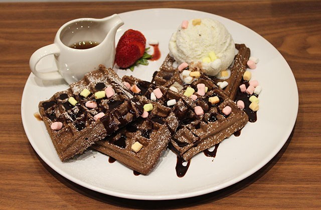 criollo cococa cafe chocolate waffle