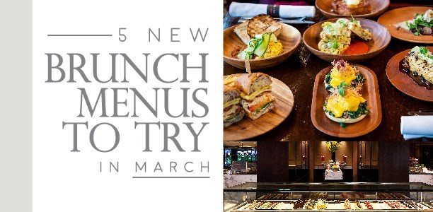 new brunch menus march