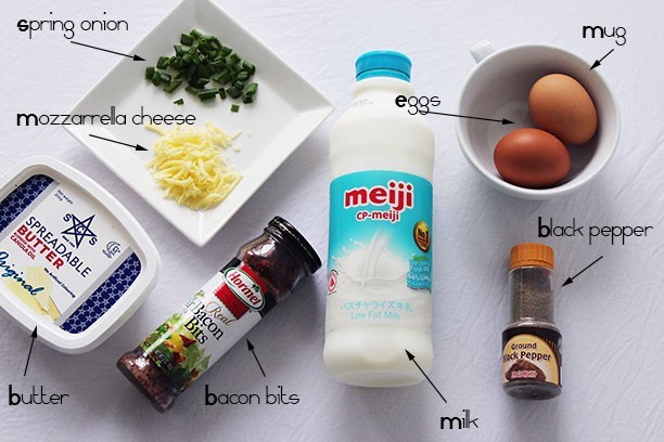 Egg Mug Ingredients