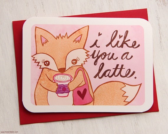 valentine's day latte