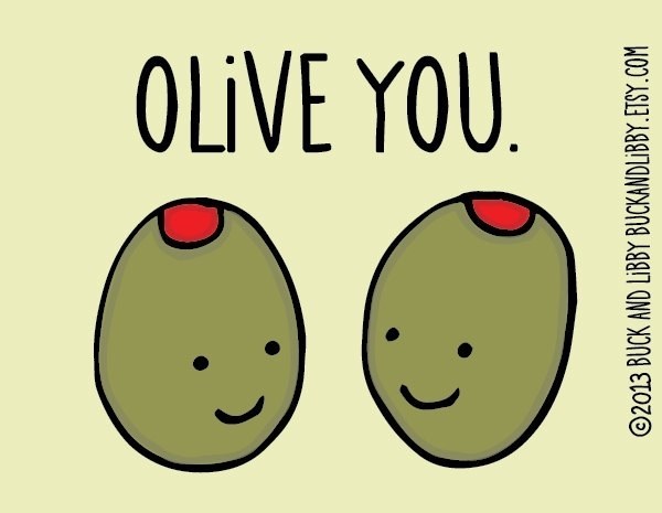 valentine's day olives