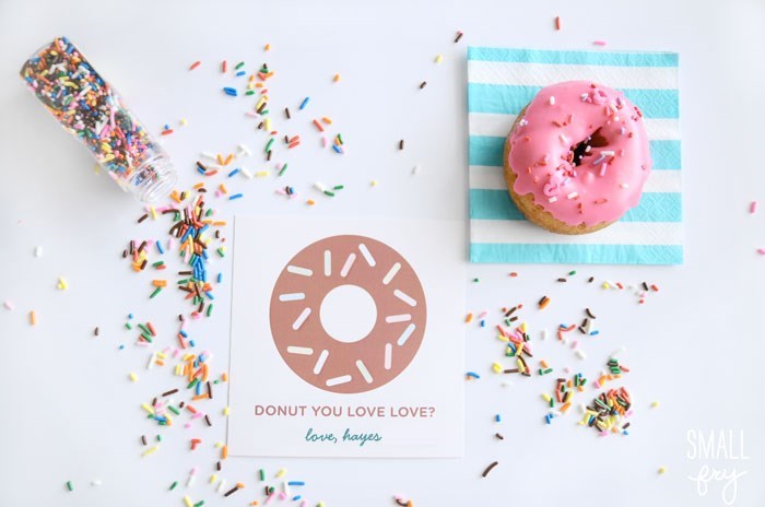 valentine's day donut